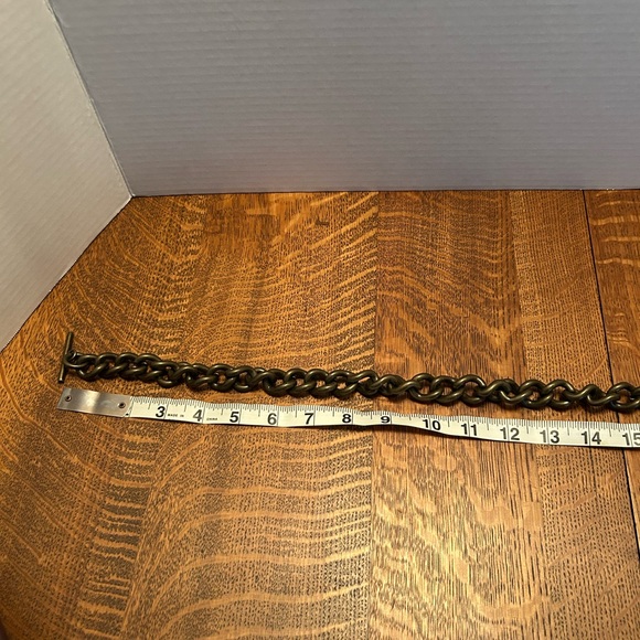 Kooba Brown Leather Clutch with Braided Tassels and Detach. Chain Handle - Picture 8 of 8